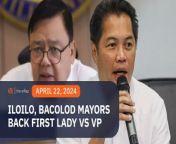 Two mayors of key cities in Western Visayas — Iloilo and Bacolod City — throw their support behind First Lady Liza Araneta-Marcos in her word war with Vice President Sara Duterte.&#60;br/&#62;&#60;br/&#62;Full story: https://www.rappler.com/nation/visayas/iloilo-bacolod-mayors-trenas-benitez-take-sides-back-first-lady-liza-marcos-amid-rift-sara-duterte/