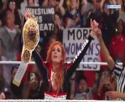 WTF. Becky Lynch Wins World Title- WWE RAW 22 April2024 &#60;br/&#62;