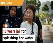 Oo Saw Kee has also been fined RM6,000 by the Balik Pulau sessions court.&#60;br/&#62;&#60;br/&#62;&#60;br/&#62;Read More: https://www.freemalaysiatoday.com/category/nation/2024/04/23/woman-behind-hot-water-attack-on-down-syndrome-man-given-10-years-in-jail/&#60;br/&#62;&#60;br/&#62;Laporan Lanjut: https://www.freemalaysiatoday.com/category/bahasa/tempatan/2024/04/23/simbah-air-panas-ke-arah-oku-wanita-dipenjara-10-tahun-denda-rm6000/&#60;br/&#62;&#60;br/&#62;Free Malaysia Today is an independent, bi-lingual news portal with a focus on Malaysian current affairs.&#60;br/&#62;&#60;br/&#62;Subscribe to our channel - http://bit.ly/2Qo08ry&#60;br/&#62;------------------------------------------------------------------------------------------------------------------------------------------------------&#60;br/&#62;Check us out at https://www.freemalaysiatoday.com&#60;br/&#62;Follow FMT on Facebook: https://bit.ly/49JJoo5&#60;br/&#62;Follow FMT on Dailymotion: https://bit.ly/2WGITHM&#60;br/&#62;Follow FMT on X: https://bit.ly/48zARSW &#60;br/&#62;Follow FMT on Instagram: https://bit.ly/48Cq76h&#60;br/&#62;Follow FMT on TikTok : https://bit.ly/3uKuQFp&#60;br/&#62;Follow FMT Berita on TikTok: https://bit.ly/48vpnQG &#60;br/&#62;Follow FMT Telegram - https://bit.ly/42VyzMX&#60;br/&#62;Follow FMT LinkedIn - https://bit.ly/42YytEb&#60;br/&#62;Follow FMT Lifestyle on Instagram: https://bit.ly/42WrsUj&#60;br/&#62;Follow FMT on WhatsApp: https://bit.ly/49GMbxW &#60;br/&#62;------------------------------------------------------------------------------------------------------------------------------------------------------&#60;br/&#62;Download FMT News App:&#60;br/&#62;Google Play – http://bit.ly/2YSuV46&#60;br/&#62;App Store – https://apple.co/2HNH7gZ&#60;br/&#62;Huawei AppGallery - https://bit.ly/2D2OpNP&#60;br/&#62;&#60;br/&#62;#FMTNews #OoSawKee #10YearsSentence #SessionsCourt