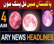 #headlines #pinkmoon #iranipresident #PTI #pmshehbazsharif #pakarmy #governersindh #karachi &#60;br/&#62;&#60;br/&#62;۔PM Shehbaz to reach Karachi on Today&#60;br/&#62;&#60;br/&#62;Follow the ARY News channel on WhatsApp: https://bit.ly/46e5HzY&#60;br/&#62;&#60;br/&#62;Subscribe to our channel and press the bell icon for latest news updates: http://bit.ly/3e0SwKP&#60;br/&#62;&#60;br/&#62;ARY News is a leading Pakistani news channel that promises to bring you factual and timely international stories and stories about Pakistan, sports, entertainment, and business, amid others.&#60;br/&#62;&#60;br/&#62;Official Facebook: https://www.fb.com/arynewsasia&#60;br/&#62;&#60;br/&#62;Official Twitter: https://www.twitter.com/arynewsofficial&#60;br/&#62;&#60;br/&#62;Official Instagram: https://instagram.com/arynewstv&#60;br/&#62;&#60;br/&#62;Website: https://arynews.tv&#60;br/&#62;&#60;br/&#62;Watch ARY NEWS LIVE: http://live.arynews.tv&#60;br/&#62;&#60;br/&#62;Listen Live: http://live.arynews.tv/audio&#60;br/&#62;&#60;br/&#62;Listen Top of the hour Headlines, Bulletins &amp; Programs: https://soundcloud.com/arynewsofficial&#60;br/&#62;#ARYNews&#60;br/&#62;&#60;br/&#62;ARY News Official YouTube Channel.&#60;br/&#62;For more videos, subscribe to our channel and for suggestions please use the comment section.