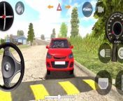 Driving Modified i20 In Indian Car Simulator - 3D ANDROID GAME 2024 - New Red Car In The City
