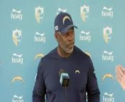 Chargers head coach Anthony Lynn says Derwin James &#92;
