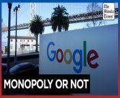 Google, Justice Department make final arguments about whether search engine is a monopoly&#60;br/&#62;&#60;br/&#62;Google&#39;s preeminence as an internet search engine is an illegal monopoly propped up by more than &#36;20 billion spent each year by the tech giant to lock out competition, Justice Department lawyers argued at the closing of a high-stakes antitrust lawsuit. Google, on the other hand, maintains that its ubiquity flows from its excellence, and its ability to deliver results customers are looking for.&#60;br/&#62;&#60;br/&#62;Photos by AP&#60;br/&#62;&#60;br/&#62;Subscribe to The Manila Times Channel - https://tmt.ph/YTSubscribe &#60;br/&#62;Visit our website at https://www.manilatimes.net &#60;br/&#62; &#60;br/&#62;Follow us: &#60;br/&#62;Facebook - https://tmt.ph/facebook &#60;br/&#62;Instagram - https://tmt.ph/instagram &#60;br/&#62;Twitter - https://tmt.ph/twitter &#60;br/&#62;DailyMotion - https://tmt.ph/dailymotion &#60;br/&#62; &#60;br/&#62;Subscribe to our Digital Edition - https://tmt.ph/digital &#60;br/&#62; &#60;br/&#62;Check out our Podcasts: &#60;br/&#62;Spotify - https://tmt.ph/spotify &#60;br/&#62;Apple Podcasts - https://tmt.ph/applepodcasts &#60;br/&#62;Amazon Music - https://tmt.ph/amazonmusic &#60;br/&#62;Deezer: https://tmt.ph/deezer &#60;br/&#62;Tune In: https://tmt.ph/tunein&#60;br/&#62; &#60;br/&#62;#themanilatimes&#60;br/&#62;#worldnews &#60;br/&#62;#google &#60;br/&#62;#justicedepartment &#60;br/&#62;