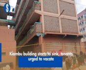 More than 20 tenants in a building in Kiambu, Kiamumbi area have been urged to vacate. https://rb.gy/3tibrx