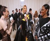 Queen Latifah and her partner acclaimed choreographer Eboni Nichols are having a date night at Met Gala—and Emma Chamberlain loves it.