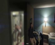 What Trevor and Amanda do Naked in the motel room GTA 5 v Game sex video leaked of gta v videos