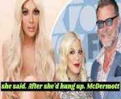 &#60;br/&#62;Tori Spelling shared a vulnerable moment on the debut episode of her podcast, misSPELLING.&#60;br/&#62;&#60;br/&#62;Spelling, who filed for divorce from Dean McDermott on March 29, started the episode by admitting she had not yet told McDermott that she’d filed the paperwork. At the time of the episode’s recording, it had just become “public,” she said.