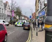 A police cordon in Front Street, Chester-le-Street, on the morning of April 2, 2024