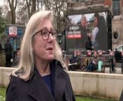 Conservative London mayoral candidate, Susan Hall, launched her election campaign on Sunday in Uxbridge, with a focus on ULEZ, crime and housing. The Member of the London Assembly, who is Sadiq Khan’s main challenger in the upcoming election, explained her low-key launch. Report by Jonesia. Like us on Facebook at http://www.facebook.com/itn and follow us on Twitter at http://twitter.com/itn