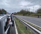 Motorway traffic was brought to a standstill - after three goats ran onto the carriageway. &#60;br/&#62;&#60;br/&#62;Drivers faced delays of around an hour as officers attempted to catch the animals between junction 13 and junction 12 near Stroud on Monday.&#60;br/&#62;&#60;br/&#62;National Highways and Gloucestershire Police closed the section of the M5 at 1.14pm with the road reopening at 2.13pm. &#60;br/&#62;&#60;br/&#62;A spokesperson from National Highways said on social media: &#92;