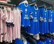 Peterborough United club shop ahead of Wembley final from the book the club
