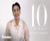 We can&#39;t deny the love being showered upon #CantBuyMeLove actor@AnthonyJennings . Bringing his own down-to-earth charm to Snoop, the magnetism of his character shines brighter with the 23-year-old&#39;s spin. Need further proof? Watch this exclusive 10 Things video where Anthony shares never-before-heard fun facts and personal tidbits about his life! &#60;br/&#62;&#60;br/&#62;For more fashion, beauty, and lifestyle content, head on over to www.preview.ph!&#60;br/&#62;&#60;br/&#62;Follow us on our social media!&#60;br/&#62;➤ FB:facebook.com/previewph.summitmedia&#60;br/&#62;➤ IG: @previewph&#60;br/&#62;➤ Twitter: @previewph&#60;br/&#62;&#60;br/&#62;#AnthonyJennings #SnoRene #Preview10 #PreviewPH
