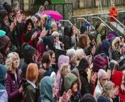 On what would have been Anne Lister’s 233rd birthday, fans of the diarist laid flowers at her sculpture in the court yard of The Piece Hall, not far from where she lived at Shibden Hall.&#60;br/&#62;&#60;br/&#62;All photographs taken by Ellis Robinson.