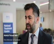 First Minister Humza Yousaf has defended the Scottish Government&#39;s controversial new hate crime law which has come into effect today. Critics have expressed concern that it would limit free speech and be used for vexatious complaints. It also omits protection based on sex, although misogyny is expected to be tackled with a separate standalone Bill. Report by Etemadil. Like us on Facebook at http://www.facebook.com/itn and follow us on Twitter at http://twitter.com/itn