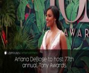 Ariana DeBose to host 77th annual Tony Awards. For the third year in a row, the Oscar winner and Broadway star is returning to host Broadway&#39;s biggest night. The Tony Awards will be held on June 16 at the David H. Koch Theater at Lincoln Center. Jeremy Allen White rumored to star in Bruce Springsteen biopic. The Emmy winning actor is in talks to take on the role of the legendary singer in the upcoming film Deliver Me From Nowhere. The film will follow Springsteen and the E Street Band as they create their 1982 album Nebraska. Actor Fritz Wepper Dies at 82. The German TV and film star known by many for his role in 1972&#39;s Cabaret passed away on Monday. His passing was reported by his wife after battling a long-term illness and suffering from sepsis just last year. In today&#39;s birthday news: actress Dianne Wiest turns 76, country singer Reba McEntire is 69, actor Vince Vaughn 54, The Killers guitarist Dave Keuning turns 48, actress Julia Stiles is 43, and singer Lady Gaga 38.